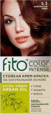 Стойкая крем-краска для волос Fito color intense тон 5.3 золотистый кофе, 115 мл