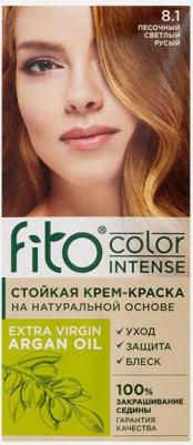 Стойкая крем-краска для волос Fito color intense тон 8.1 песочный светлый русый, 115 мл – фото 6