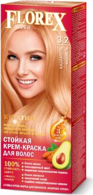 Краска для волос Florex-Super NEW КЕРАТИН 3.4 лесной орех – фото 1
