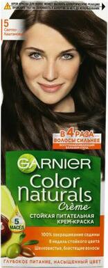 Color Naturals Cтойкая питательная крем-краска для волос 5 Светло-каштановый – фото 7