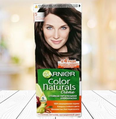 Color Naturals Cтойкая питательная крем-краска для волос 5 Светло-каштановый – фото 8