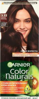 Стойкая питательная крем-краска для волос "Color Naturals", оттенок 3.23, Темный шоколад