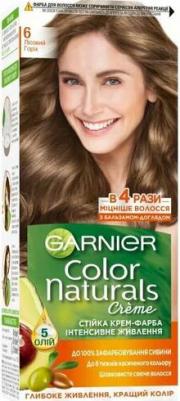 Стойкая питательная крем-краска для волос "Color Naturals", оттенок 6, Лесной орех – фото 4