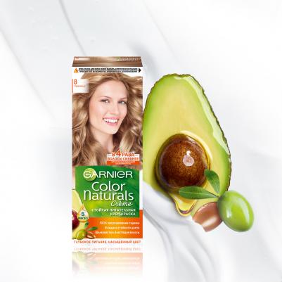 Стойкая питательная крем-краска для волос "Color Naturals", оттенок 8, Пшеница – фото 12