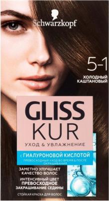 Краска для волос 5-1 Холодный каштановый – фото 3