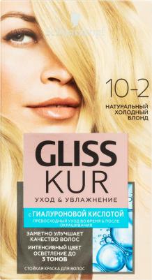 Краска для волос Уход и увлажнение натуральный холодный блонд тон 10-2 – фото 18