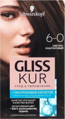 Краска для волос Уход и увлажнение светло-каштановый тон 6-0 – фото 5