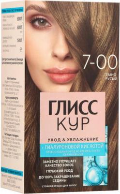 Краска для волос Уход и увлажнение тёмно-русый тон 7-00 – фото 8