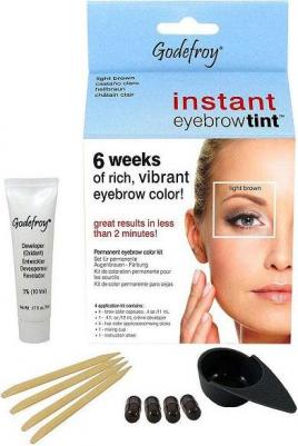 Eyebrow Tint Синтетическая краска-хна в капсулах для бровей, цвет: Light Brown, 4 шт – фото 4