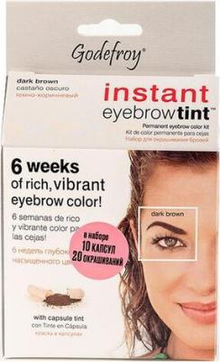 Краска-тинт для окрашивания бровей с эффектом татуажа, натурально-черный 0850018414289 – фото 7