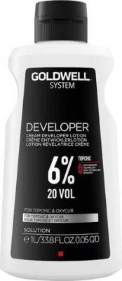 Topchic Cream Developer Lotion 20 vol. - Окислитель для краски 6% 1000 мл