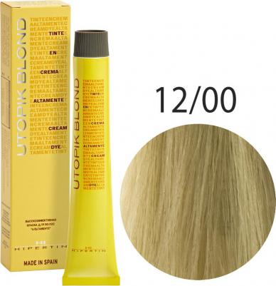 Utopik Краска для волос Ипертин, 60 мл, 12/00sU экстра-светлый блонд пепельно-перламутровый – фото 1