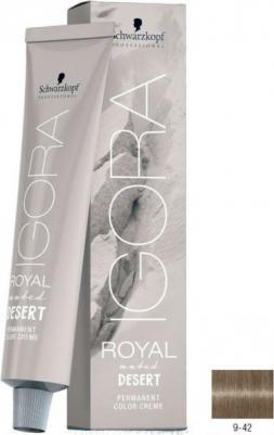 Краска для волос тонирующая Schwarzkopf Professional Vibrance 9-42 блондин бежевый пепельный 60 мл – фото 3