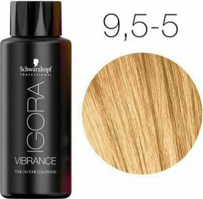 Краска для волос тонирующая Schwarzkopf Professional Vibrance 9,5-5 светлый блондин пастельный золотистый 60 мл – фото 1