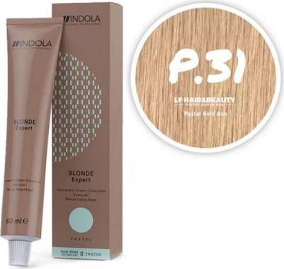 Стойкая крем-краска для волос Profession, 60 мл, Блонд Эксперт Краситель для тонирования волос P.31 блонд золотистый пепельный, 60 мл – фото 3