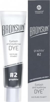 Bronsun Краска для ресниц и бровей, цвет графит тон 2 – фото 5