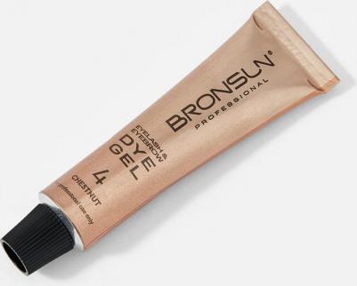 Краска для ресниц и бровей BRONSUN, цвет каштан тон 4, 15мл – фото 1