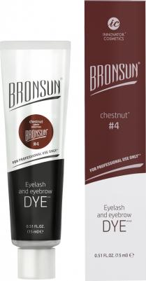 Краска для ресниц и бровей BRONSUN, цвет каштан тон 4, 15мл – фото 12