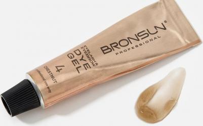 Краска для ресниц и бровей BRONSUN, цвет каштан тон 4, 15мл – фото 15