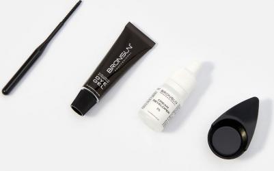 Набор для домашнего окрашивания BRONSUN, краска для бровей и ресниц + оксидант, цвет черный тон 1 – фото 1