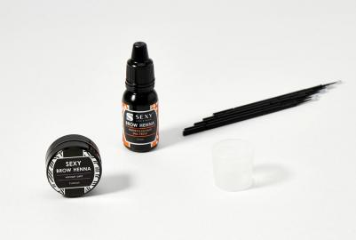 sexy brow henna, Набор, (5-капсул), Черная хна (1/10шт) – фото 9
