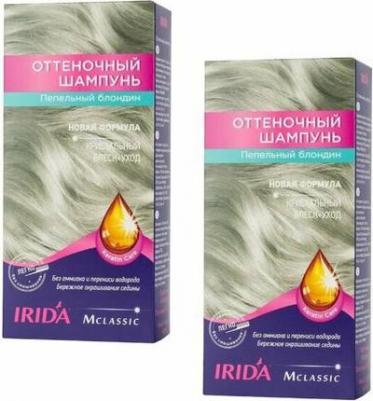 М Классик для окраски волос оттеночный ш-нь ПЕПЕЛЬНЫЙ БЛОНДИН 75МЛ – фото 5