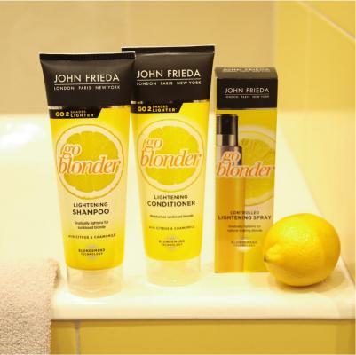 Шампунь осветляющий для натуральных, мелированных и окрашенных волос Sheer Blonde Go Blonder 250 мл – фото 20