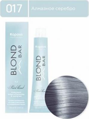 Blond Bar - крем-краска для волос с экстрактом жемчуга BB 017 Алмазное серебро, 100мл