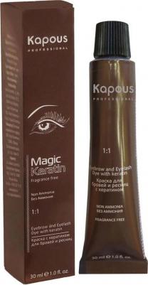 Краска для бровей и ресниц (иссиня-черный) 30 мл – фото 3