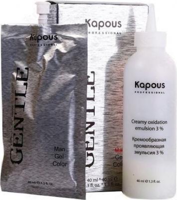 Краска для волос Gentlemen, для мужчин, оттенок №6 светло-коричневый, 80 мл – фото 3