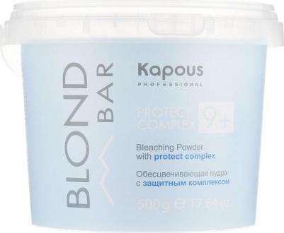 Пудра обесцвечивающая для волос с защитным комплексом 9+ / Blond Bar 500 мл – фото 3