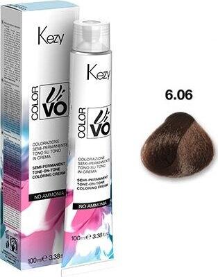 Краска для волос Color Vivo Полуперманентная безаммиачная крем-краска для волос 6.06