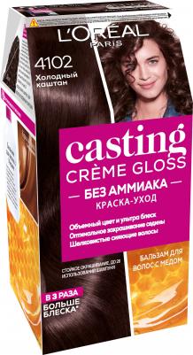 Краска для волос "Casting Creme Gloss" без аммиака, оттенок 4102 "Холодный каштан", 254 мл – фото 16