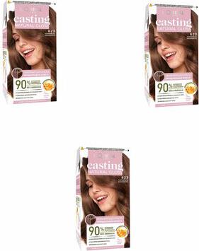 Краска-уход для волос без аммиака Casting Natural Gloss оттенок 623 Карамель маккиато – фото 11