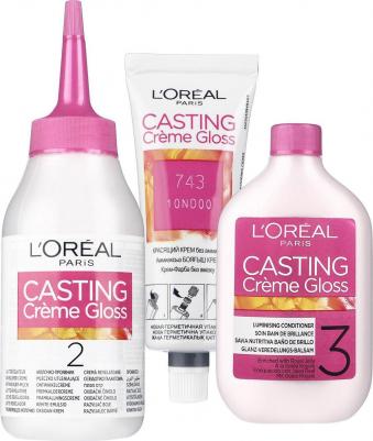 Краска-уход для волос Casting Creme Gloss стойкая без аммиака оттенок 415 Морозный каштан – фото 3