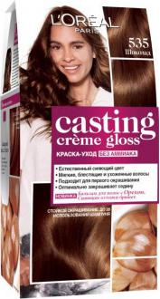 Краска-уход для волос Casting Creme Gloss стойкая без аммиака оттенок 535 Шоколад – фото 3