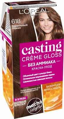 Крем-краска для волос Casting Creme Gloss 618 ванильный мокко 254 мл – фото 1