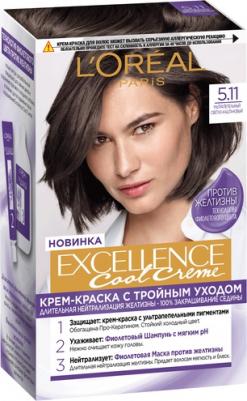 Крем-краска для волос Excellence Cool Creme Ультрапепельный светло-русый тон 8.11, 192 мл – фото 15