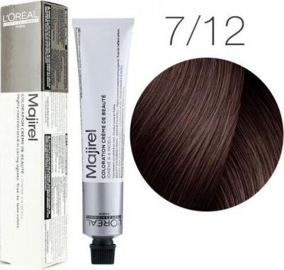 Professionnel Крем-краска Мажирель Majirel, 50 мл, 7.12 блондин пепельно-перламутровый, 50 мл – фото 8