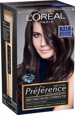 Стойкая краска для волос "Preference", оттенок 3.12, Мулен Руж – фото 12