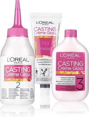 Стойкая краска-уход для волос "Casting Creme Gloss" без аммиака, оттенок 600, Темно-русый – фото 18