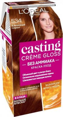 Стойкая краска-уход для волос "Casting Creme Gloss" без аммиака, оттенок 724, Карамель – фото 2