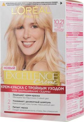 Стойкая крем-краска для волос "Excellence", оттенок 10.21, Светло-светло русый перламутровый осветляющий 3600523781225 – фото 6