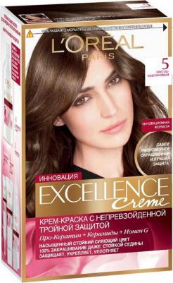 Стойкая крем-краска для волос "Excellence", оттенок 5.00, Шоколадный – фото 4