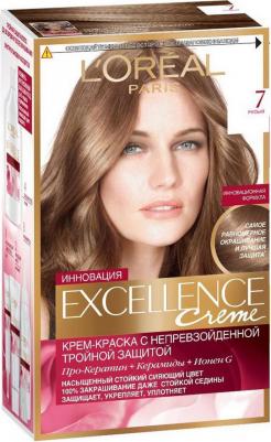 Стойкая крем-краска для волос "Excellence", оттенок 7, Русый 3600523781164 – фото 8