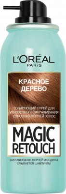 Тонирующий спрей для мгновенного закрашивания отросших корней "Magic Retouch", оттенок Красное дерево, 75 мл – фото 6