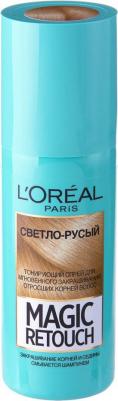 Тонирующий спрей для мгновенного закрашивания отросших корней "Magic Retouch", оттенок Светло-русый, 75 мл – фото 12