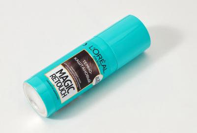 Тонирующий спрей для мгновенного закрашивания отросших корней "Magic Retouch", оттенок Темно-каштановый, 75 мл – фото 5