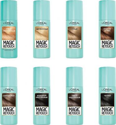 Тонирующий спрей для мгновенного закрашивания отросших корней "Magic Retouch", оттенок Темно-каштановый, 75 мл – фото 17