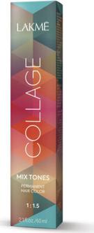 корректирующая крем-краска для волос Collage mix tones, 0/07 серебристый микстон, 60 мл – фото 1